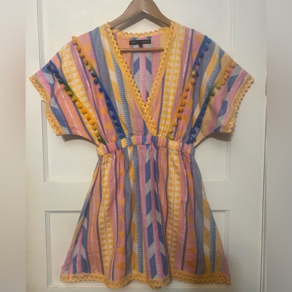 NWOT Candy Stripe Short Dress - America & Beyond - Size Small